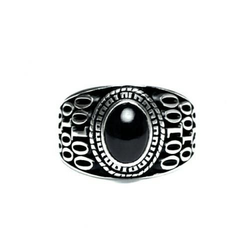 J-RI064)オニキス0010ハイブリッドカレッジリングS/指輪｜アクセサリー