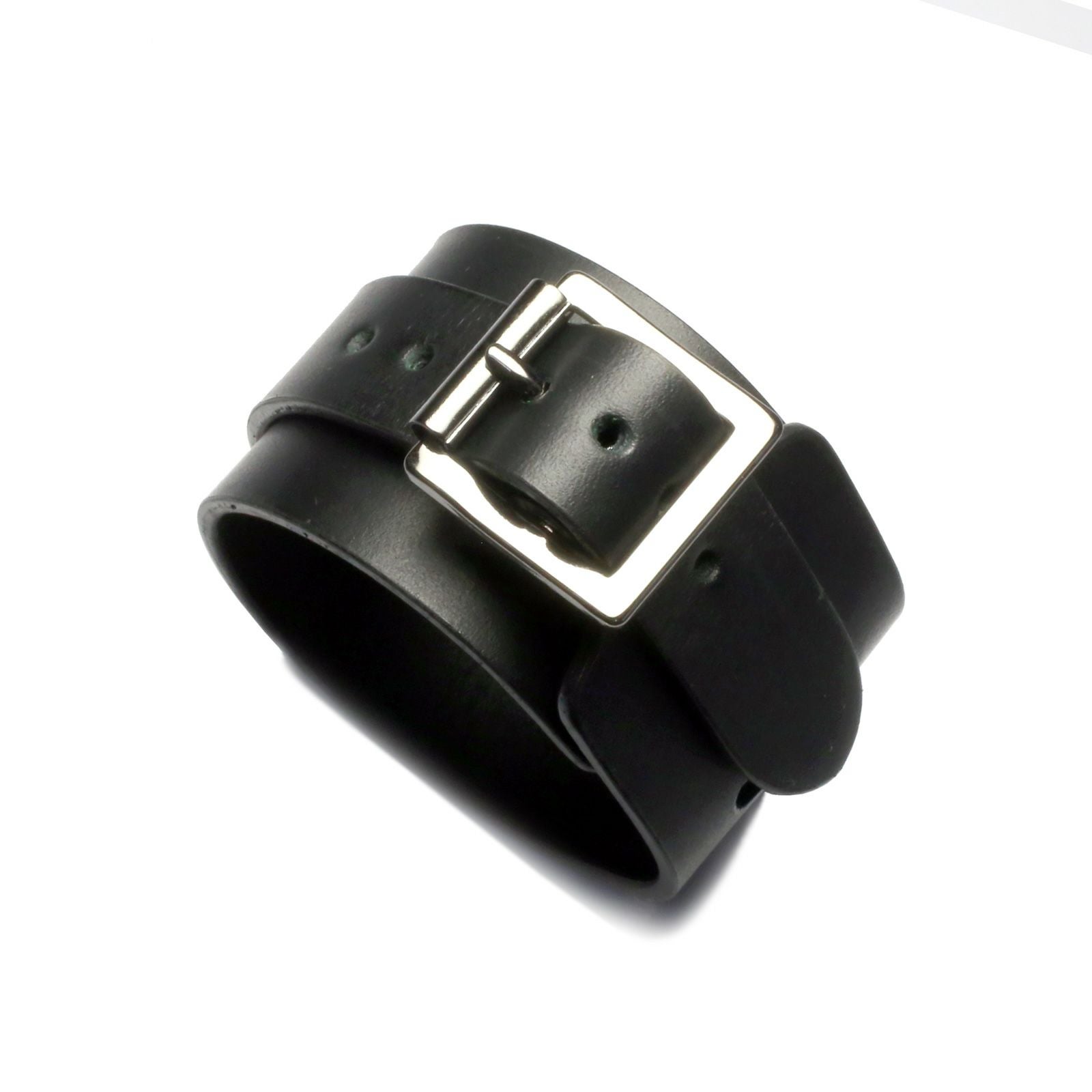 J-BR030)レザーブレスレットシングルバックル-LaVish-｜アクセサリー