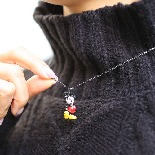 JM06GNC03)ミッキーマウスネックレスタイプ1-フルカラー｜アクセサリー