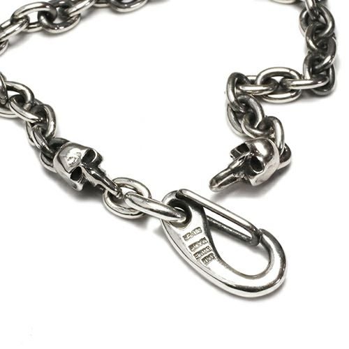 J-NS068)レボリューションスカルチェーンブレスレット｜アクセサリー
