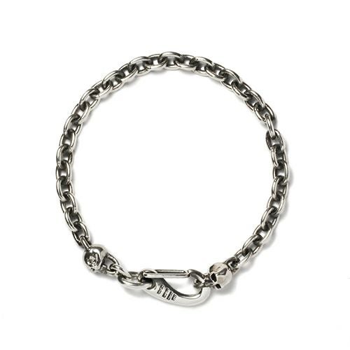 J-NS068)レボリューションスカルチェーンブレスレット｜アクセサリー