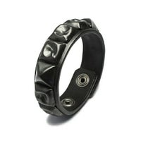 J-NS140)レザーブレスレットシングルスタッズ｜アクセサリー通販の 