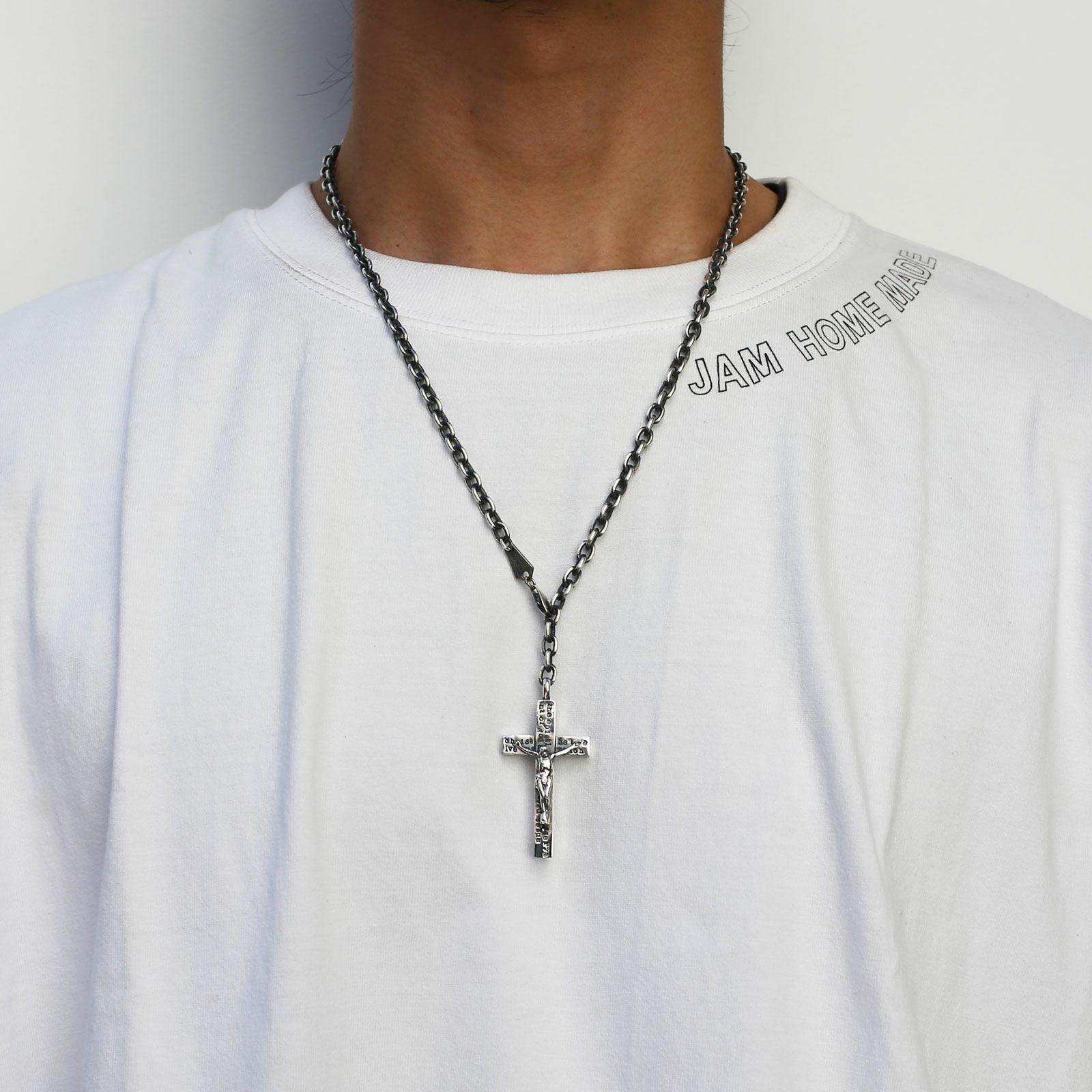 J-NS030)ロザリオクロスネックレスM｜アクセサリー通販のジャムホーム