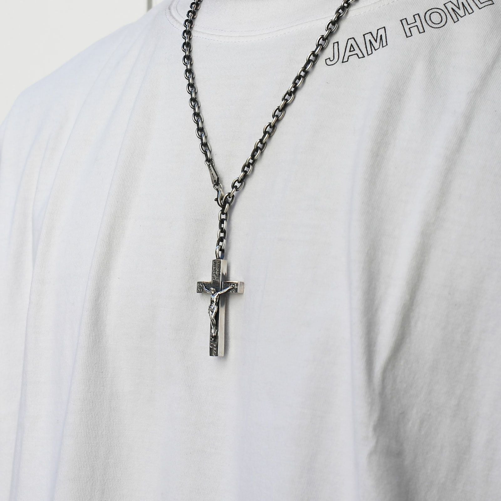 J-NS030)ロザリオクロスネックレスM｜アクセサリー通販のジャムホーム