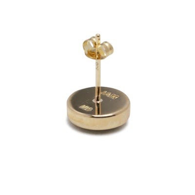 【ジャムホームメイド（JAMHOMEMADE）】オニキス ピアス - K18イエローゴールド / 片耳