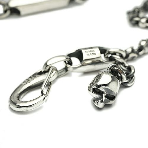 jam  made レボリューションスカル　ウォレットチェーン J-NS024)レボリューションスカルウォレットチェーン-シルバー925