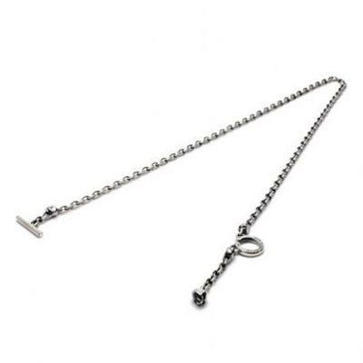 【ジャムホームメイド（JAMHOMEMADE）】レボリューションスカル 3WAY ウォレットチェーン /ネックレス, ブレスレット -シルバー925-