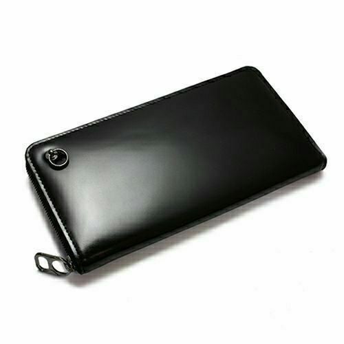 J-WA020)コードバンラウンドファスナー長財布/ロングウォレット