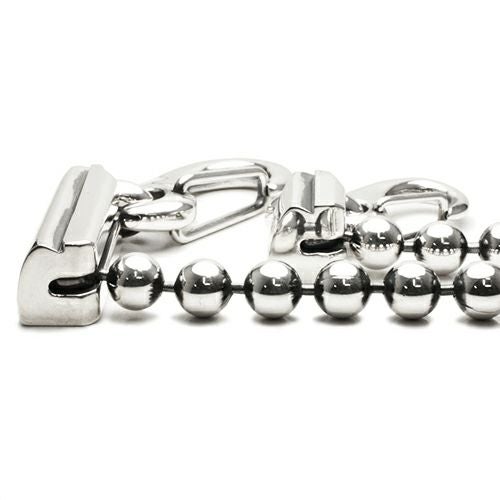 J-WC009)AB型ボールウォレットチェーンNEWTYPE（血液型）-シルバー925