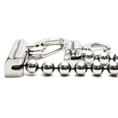 【ジャムホームメイド（JAMHOMEMADE）】AB型 ボールウォレットチェーン NEW TYPE （血液型）  -シルバー925-