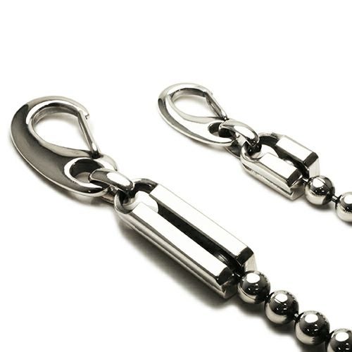 J-WC009)AB型ボールウォレットチェーンNEWTYPE（血液型）-シルバー925