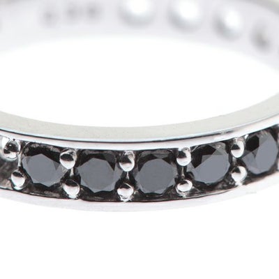 【ジャムホームメイド（JAMHOMEMADE）】3RD ブラックダイヤモンドモダンリング / 婚約指輪・エンゲージリング