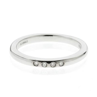 【ジャムホームメイド（JAMHOMEMADE）】シークレットスター ミッキー リング S -K18WG- / 結婚指輪・マリッジリング