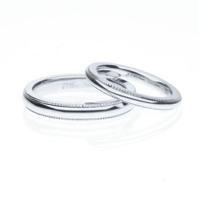 【ジャムホームメイド（JAMHOMEMADE）】眠れる森の美女 - "Sleeping Beauty" マリッジリング M -K18 WG- / 結婚指輪・マリッジリング