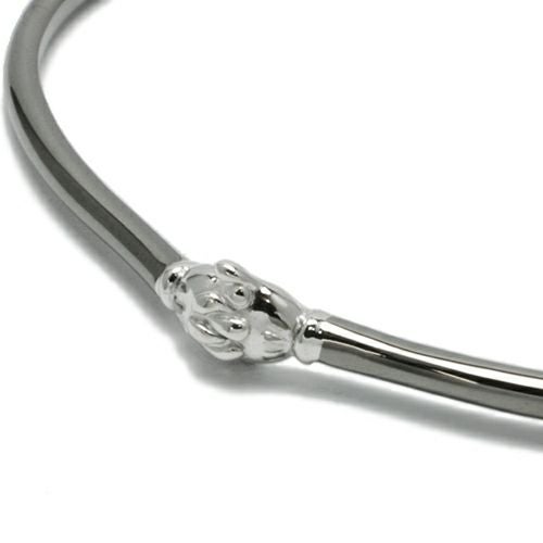 JWD-BR009B)ミッキー&ミニーシェイクハンドバングル-ブラック / ペア