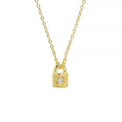 【ジャムホームメイド（JAMHOMEMADE）】ロックラブネックレス - ゴールド
