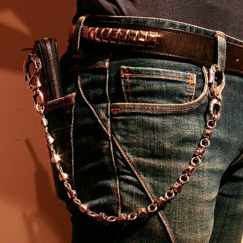 J-NS249)JAMスタッズウォレットチェーン-シルバー925-｜アクセサリー