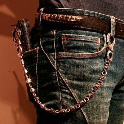 【ジャムホームメイド（JAMHOMEMADE）】JAM スタッズ ウォレットチェーン -シルバー925-