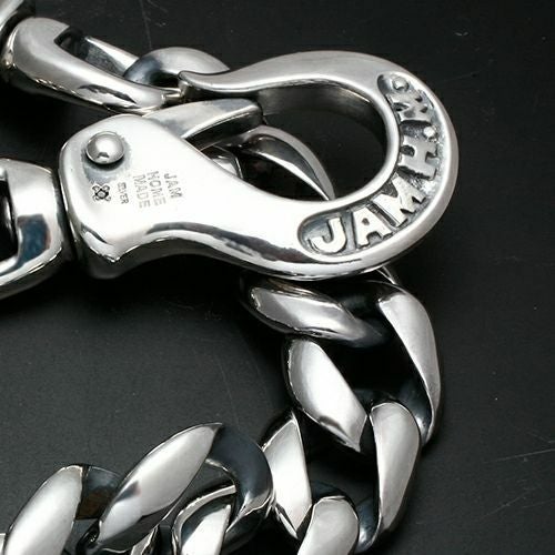 J-NS247)クラシック喜平ウォレットチェーン-シルバー925