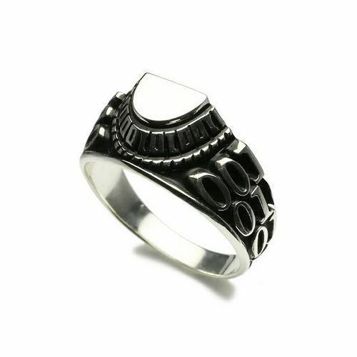 J-NS252)ハーフカレッジリング/指輪|アクセサリー通販のジャムホーム J-NS252)ハーフカレッジリング/指輪|アクセサリー通販のジャムホーム