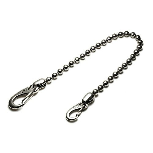 J-WC009)AB型ボールウォレットチェーンNEWTYPE（血液型）-シルバー925