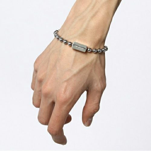 J-NS357)AB型ボールチェーンブレスレットNEWTYPE（血液型） / ペア