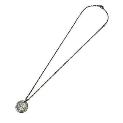 【ジャムホームメイド（JAMHOMEMADE）】コイン ネックレス ヴィンテージ シックスペンスコイン - シルバー