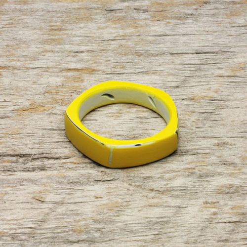 J-NS405)そんなバナナスライスリングSL-イエロー/指輪｜アクセサリー