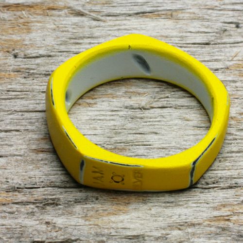 J-NS403)そんなバナナスライスリングSS-イエロー/指輪｜アクセサリー