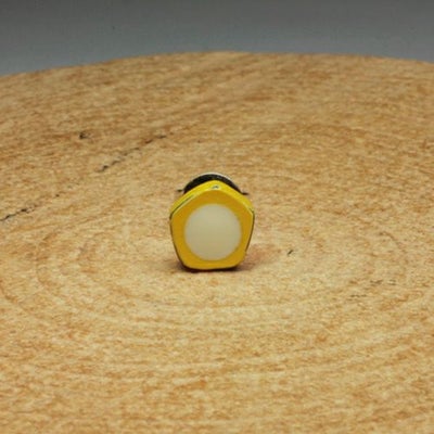 【ジャムホームメイド（JAMHOMEMADE）】そんなバナナ スライス ピアス - イエロー / 片耳