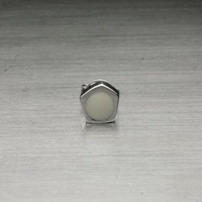 【ジャムホームメイド（JAMHOMEMADE）】そんなバナナ スライス ピアス - シルバー / 片耳