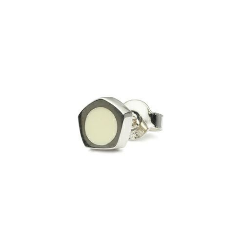 【ジャムホームメイド（JAMHOMEMADE）】そんなバナナ スライス ピアス - シルバー / 片耳