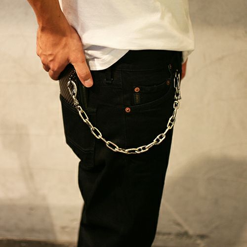 J-NS483)マリンチェーンウォレットチェーンS-シルバー925