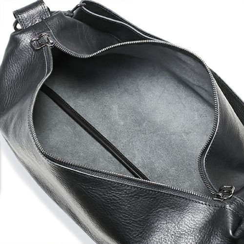 J-NS494-BK)アリゾナレザーワンショルダーバッグL-ブラック