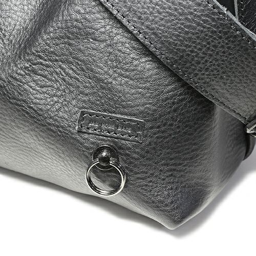 J-NS494-BK)アリゾナレザーワンショルダーバッグL-ブラック
