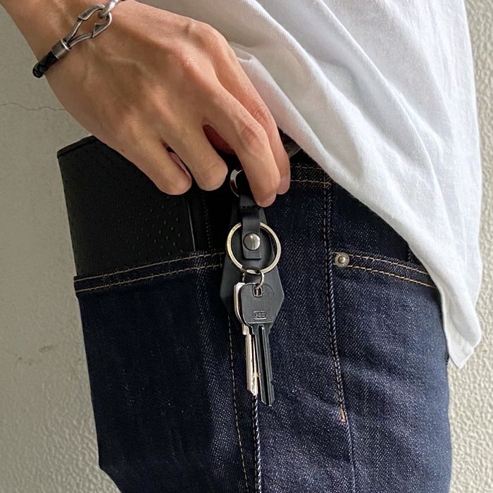 J-FF008)棺桶レザーキーホルダー・キーチェーン-LaVish-｜アクセサリー