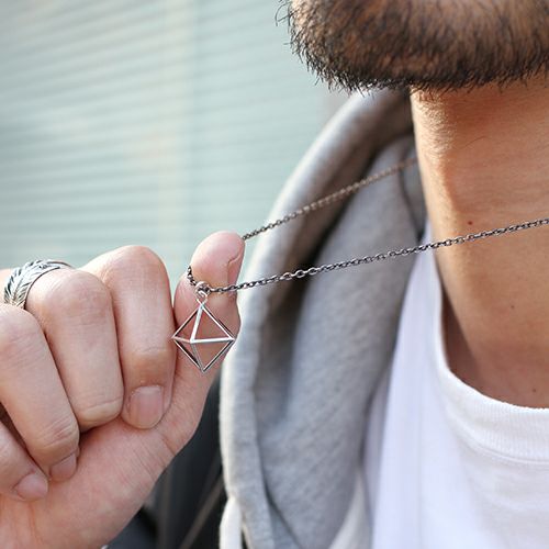 スケルトンスタッズネックレス｜アクセサリー通販のジャムホームメイド