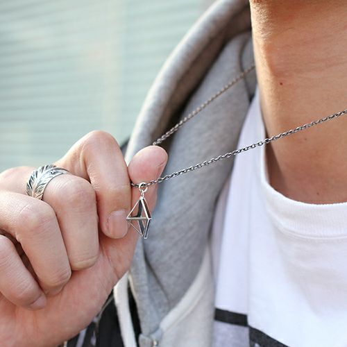 スケルトンスタッズネックレス｜アクセサリー通販のジャムホームメイド