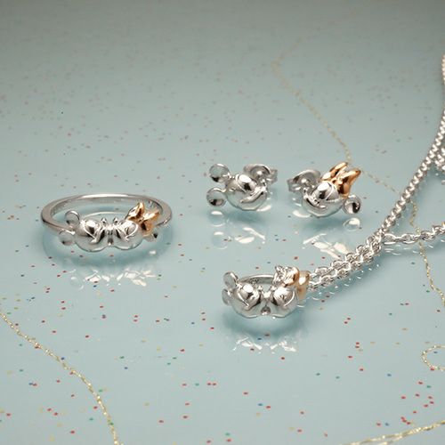 JWDPI028R)ミッキーマウス&ミニーマウスチューピアス/両耳