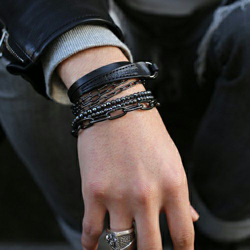 J-BR031)レザーブレスレット2巻-Lavish-｜アクセサリー通販のジャム