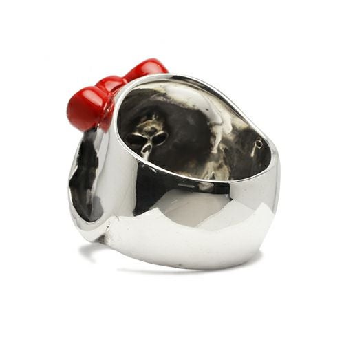 JKT001S)ハローキティ/HelloKittyスカルフェイスリング/指輪 サンリオ