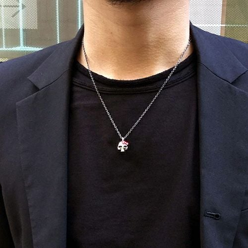 JKT002S)ハローキティ/HelloKittyスカルフェイスネックレス サンリオ