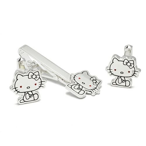 JKT026SV)ハローキティ/HelloKittyカフリンクス サンリオコラボ
