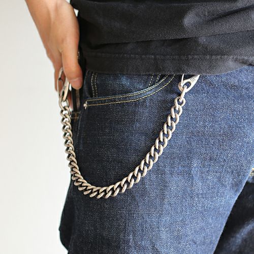 J-NS384-SV)マガタマクラシックウォレットチェーン-シルバー