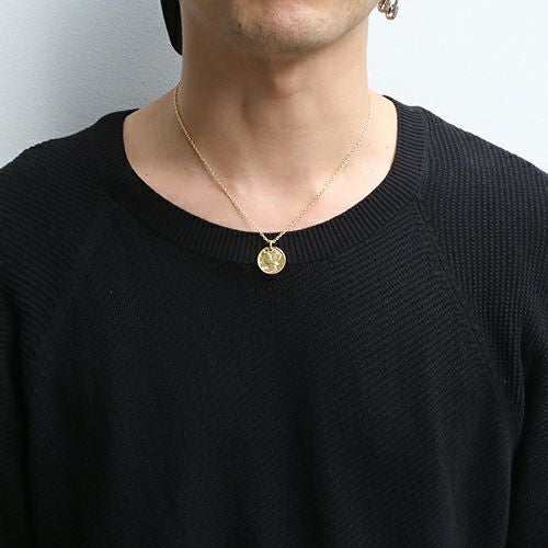 レア！JAM  MADE初期90sビンテージネックレス J-NS365-GD)ヴィンテージマーキュリーコインネックレス-ゴールド