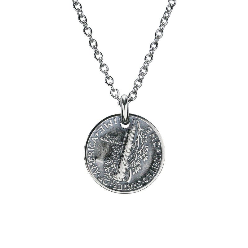 【ジャムホームメイド（JAMHOMEMADE）】コイン ネックレス ヴィンテージ マーキュリーコイン - シルバー