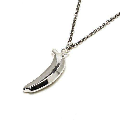 SSUR バナナ necklace/silver J-NS174-SV)そんなバナナネックレスM-シルバー｜アクセサリー通販の