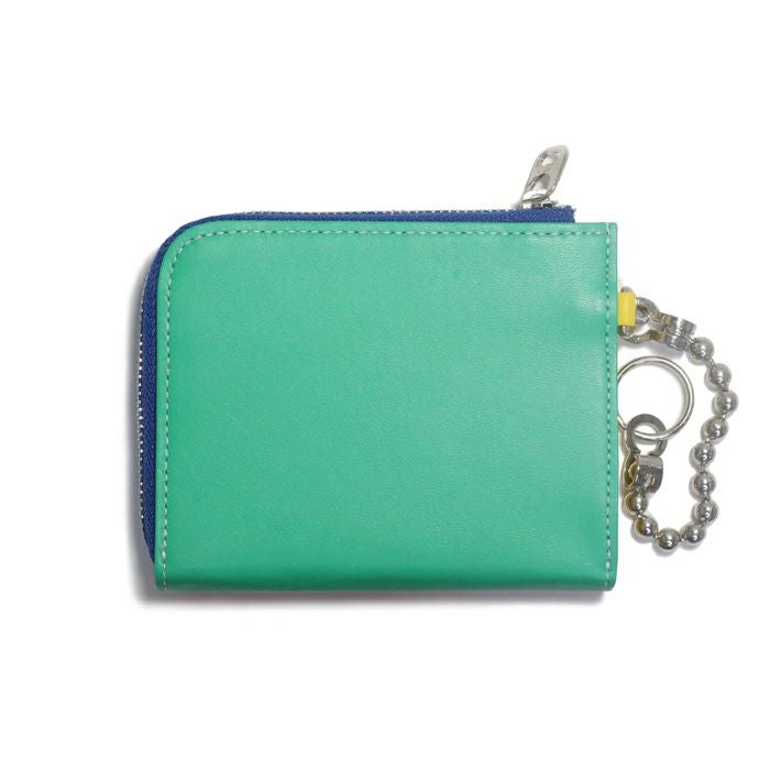 JSC-MSM005)L字ファスナー ミニ財布 レザー 二つ折り -Mr.M&Mr.L