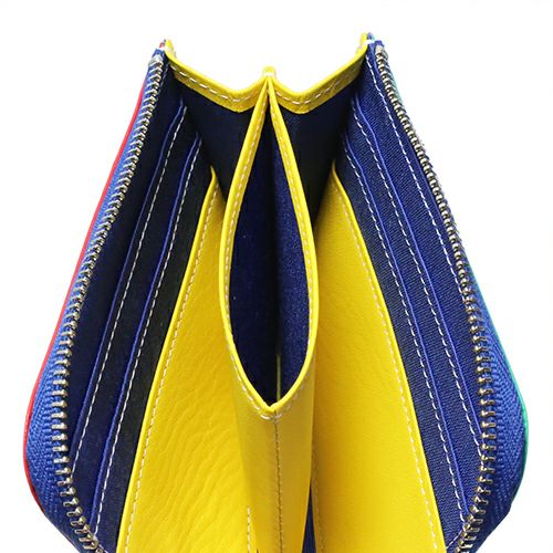 【ジャムホームメイド（JAMHOMEMADE）】L字ファスナー レザー 二つ折り 財布 “MISHIMA” モデル -Mr.M & Mr.L- / ミニウォレット