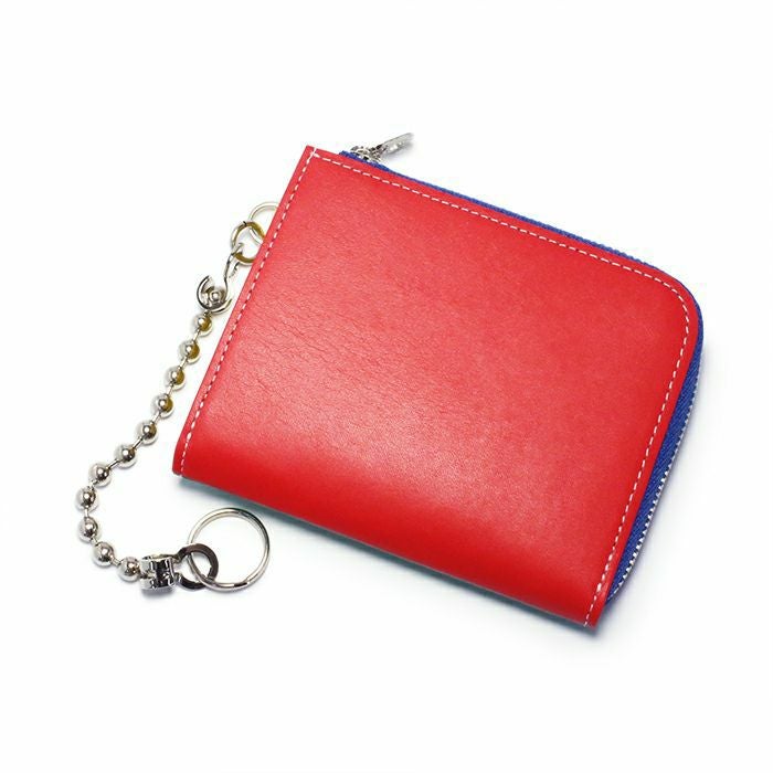 JSC-MSM005)L字ファスナー ミニ財布 レザー 二つ折り -Mr.M&Mr.L